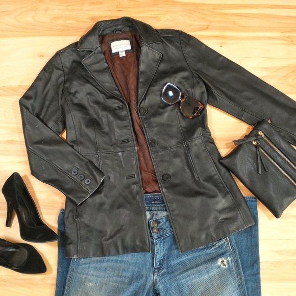 worthington genuine lambskin jacket 93677